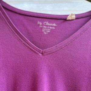 Purple V-Neck Tank Top